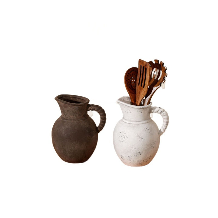 Elegant and Rustic Ceramic Carafe Kalsten