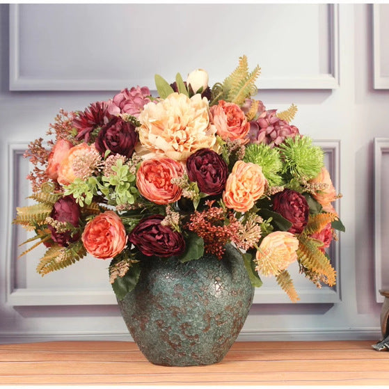 Elegant Faux Floral Centerpiece