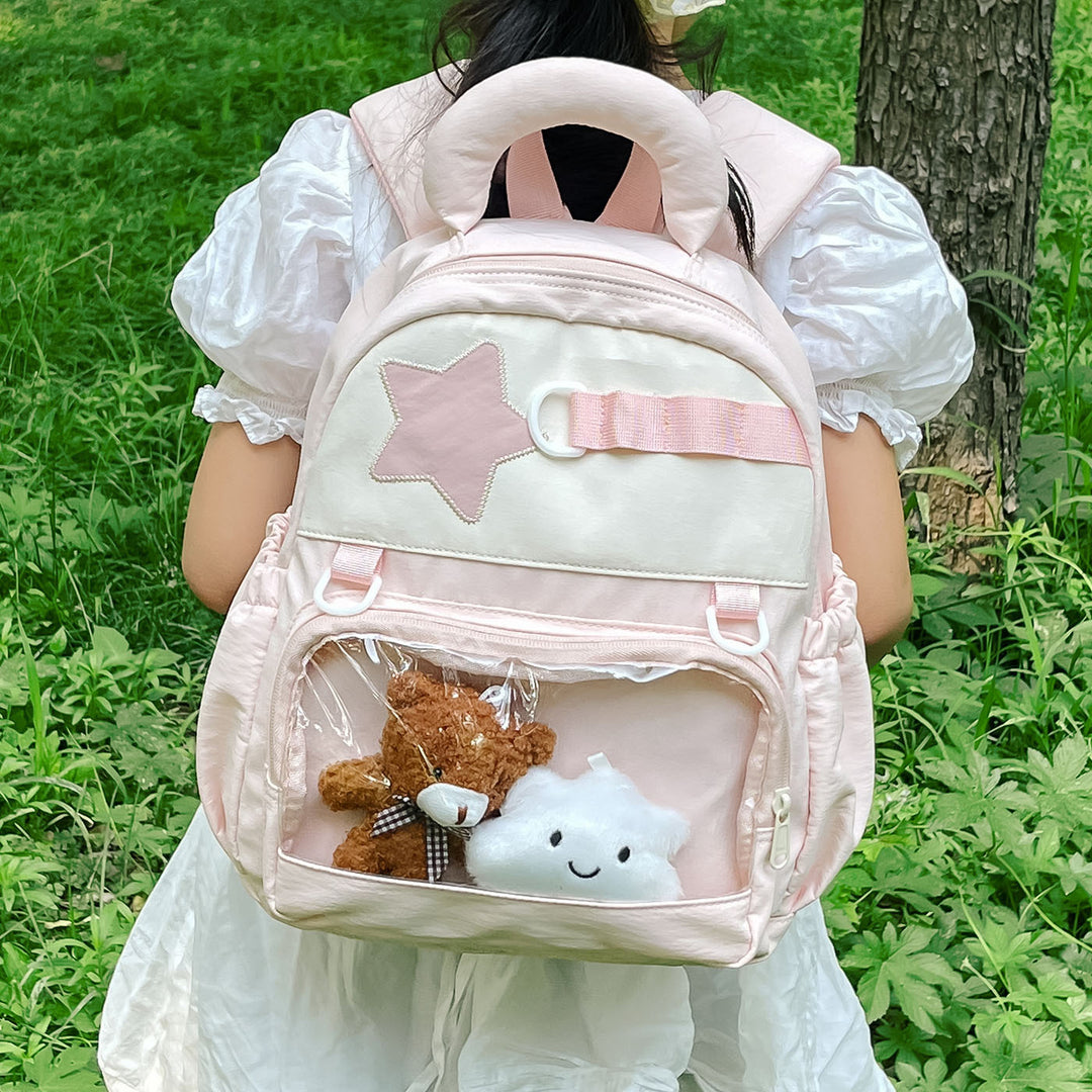 Cute Star-Embellished Mini Backpack Kalsten