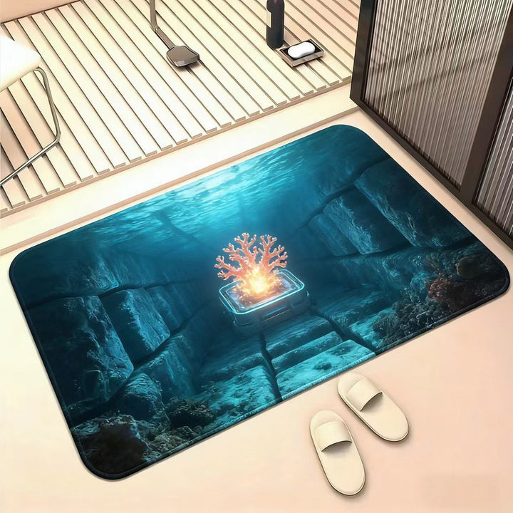 3D Pool Design Floor Mat