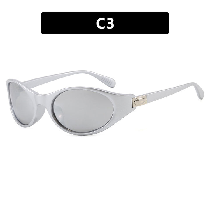 Ladies stylish sunglasses in elegant oval design with protective UV filter Kalsten