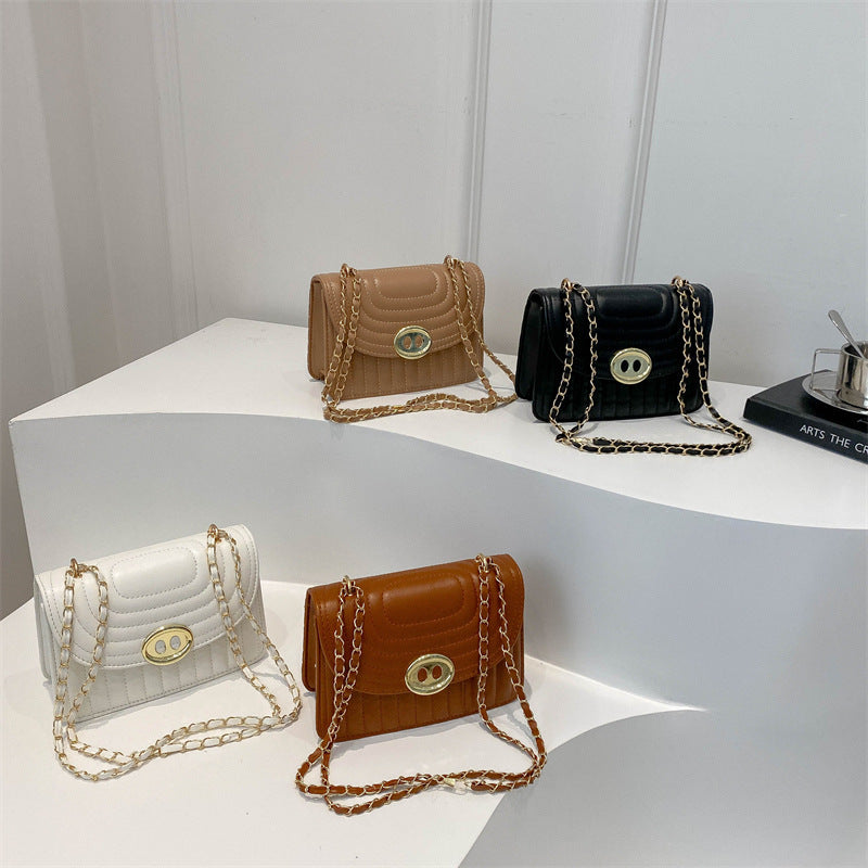 Quilted Chain Link Crossbody Handbag Kalsten