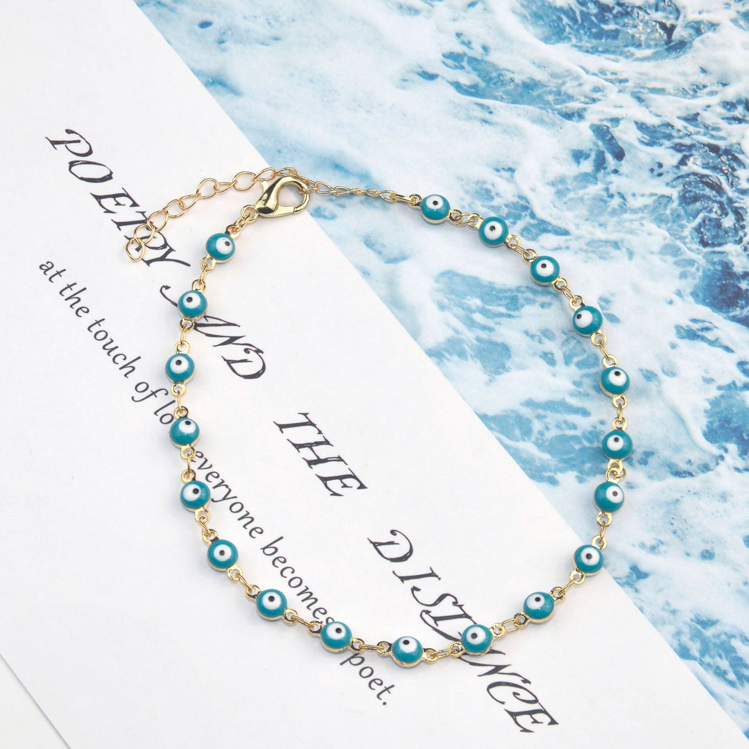 Colorful Beaded Ankle Bracelet Kalsten