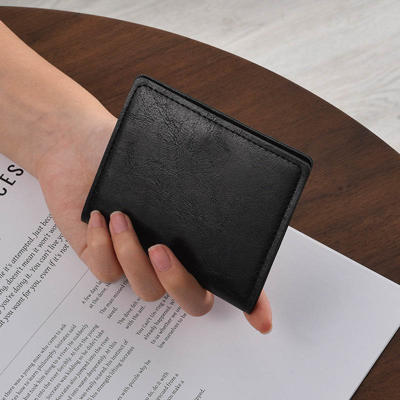 Compact Leather Travel Wallet Kalsten
