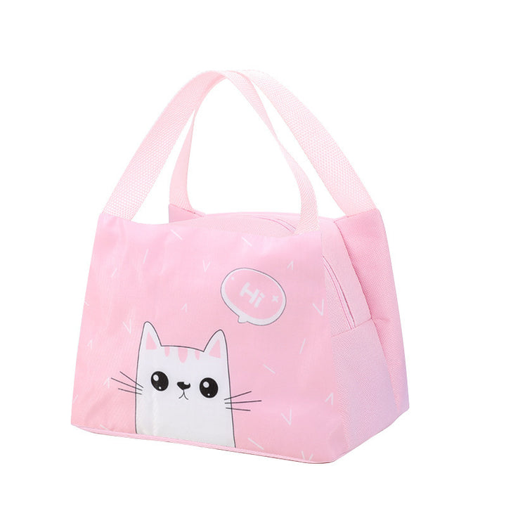 Cute Cat-Themed Insulated Lunch Bag