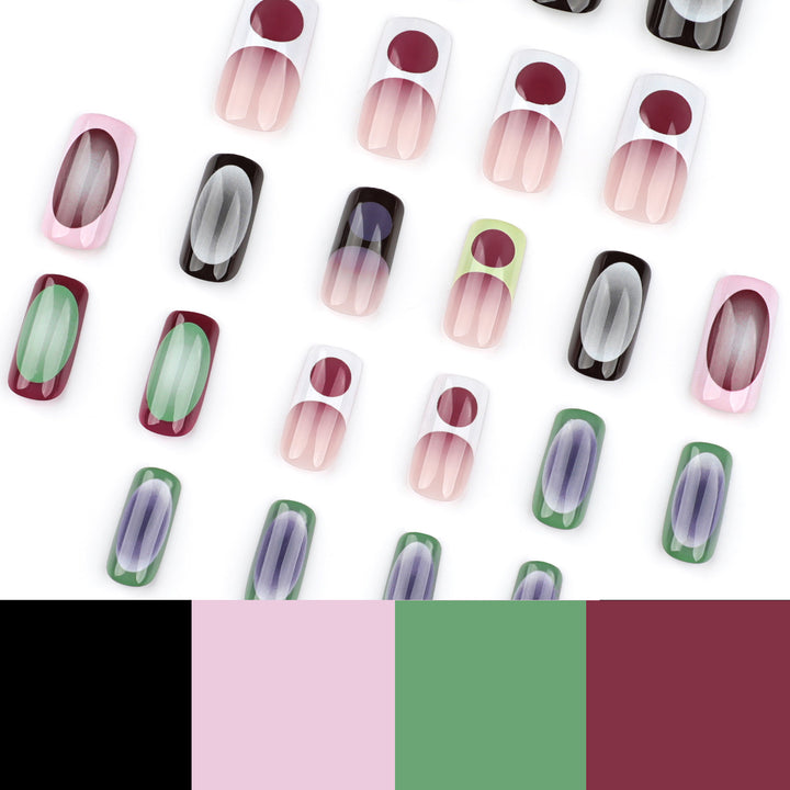 Artful Nail Art with Geometric Designs Kalsten