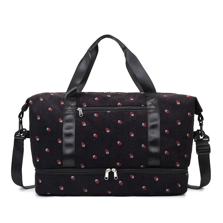 Multifunctional sport and travel bag with floral pattern Kalsten