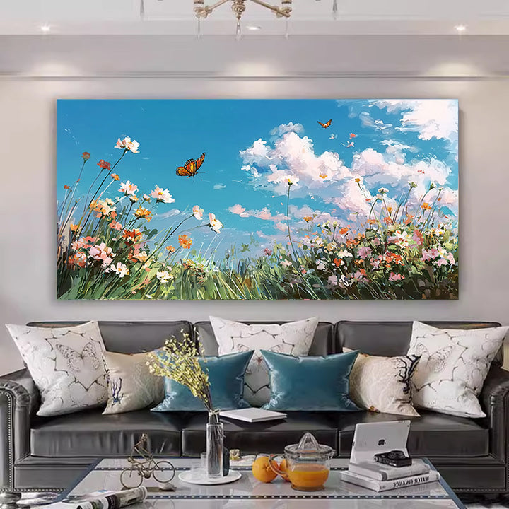 Floral Landscape Canvas Art
