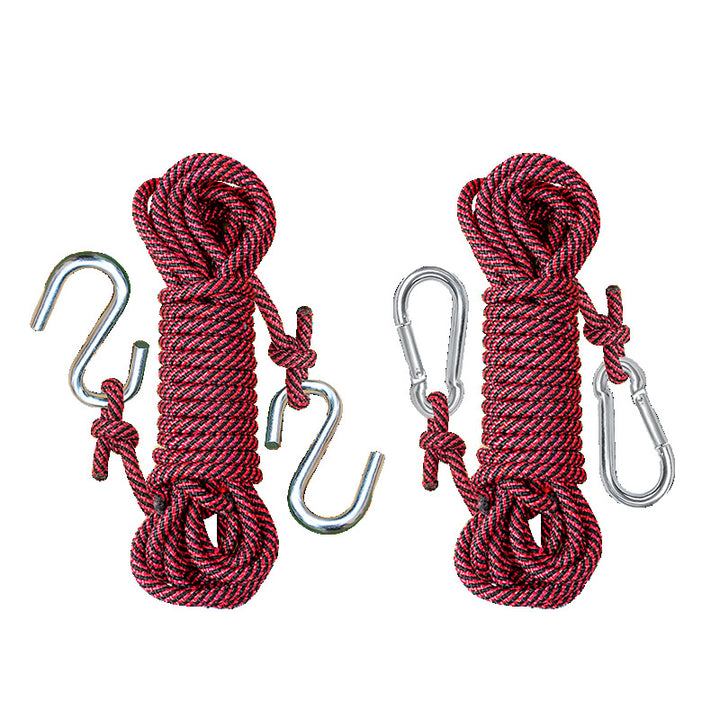 High-load abseiling rope with carabiner hook Kalsten