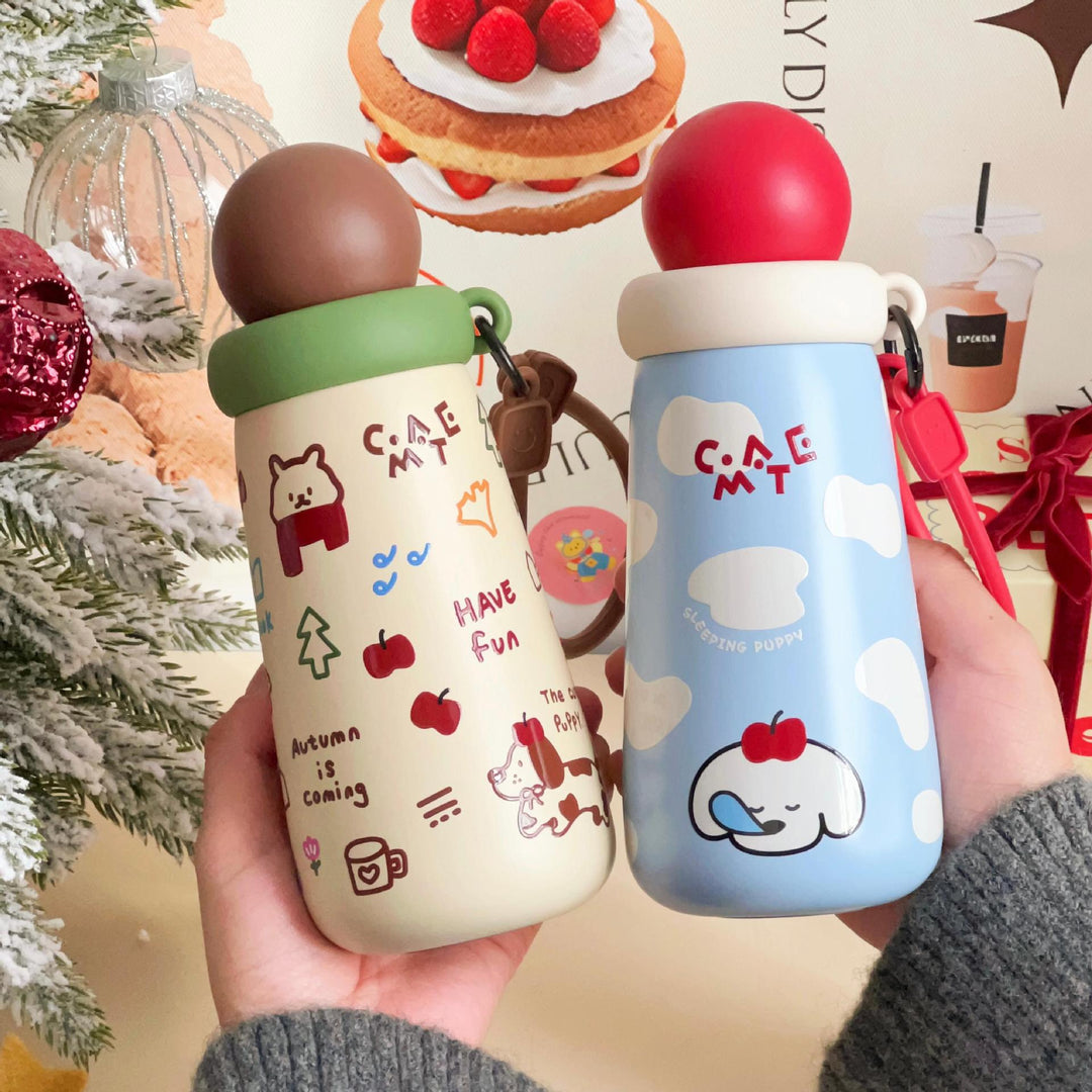Women's Funny Water Bottle with Creative Lid Kalsten
