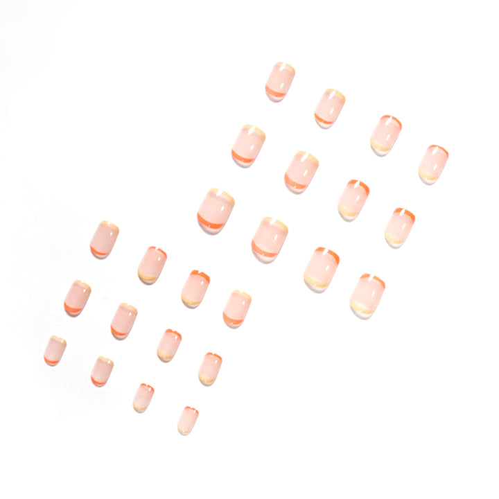 Elegant Nail Art with Bright Tips Kalsten
