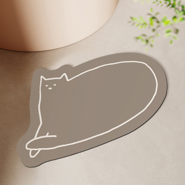 Round Bath Mat Kalsten