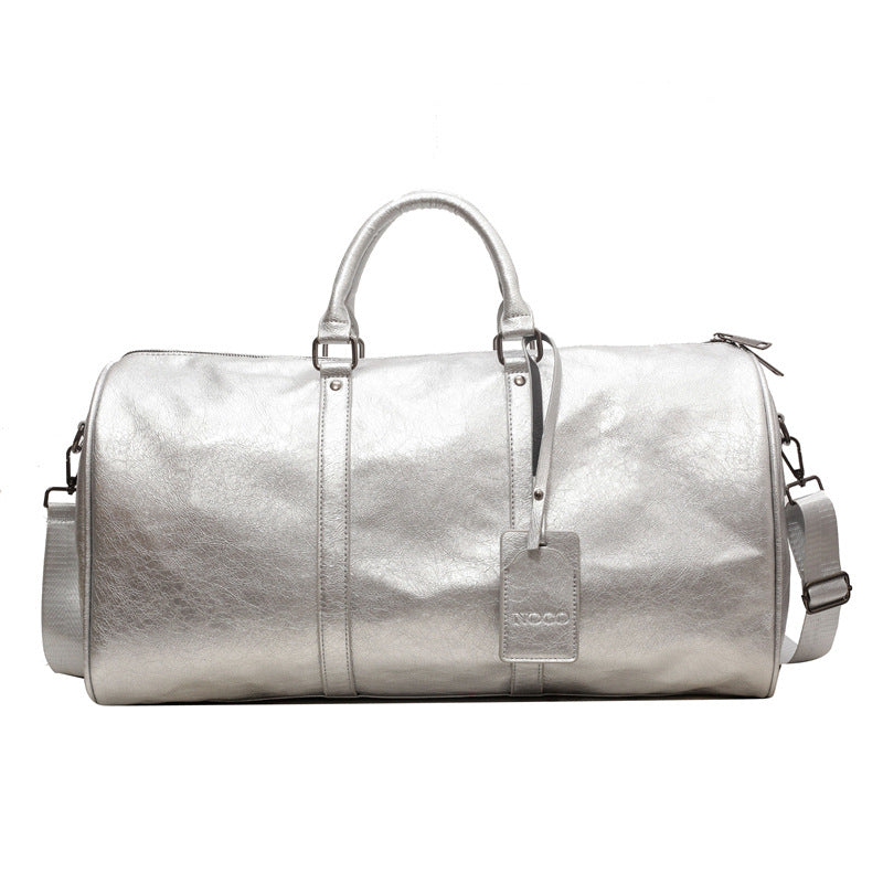Premium Leather Weekend Duffle Bag