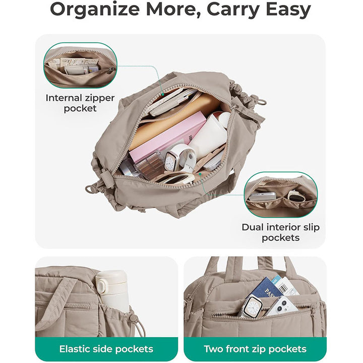 Practical Handbag with Multiple Compartments Kalsten
