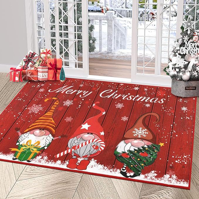 Festive Holiday Area Rug Kalsten