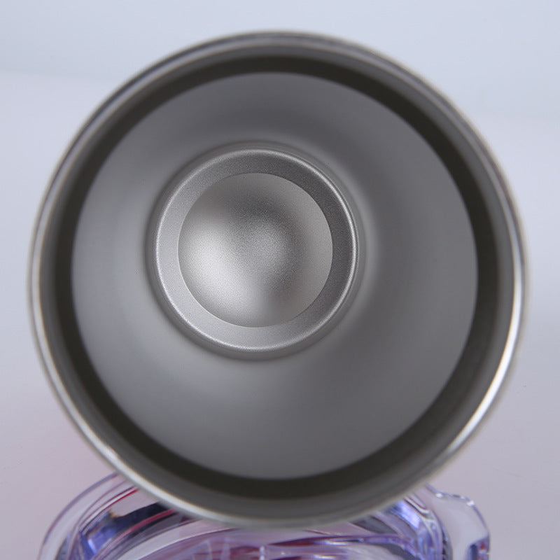 Stainless Steel Tall Slim Thermal Travel Tumbler With Spill-Resistant Clear Slider Lid