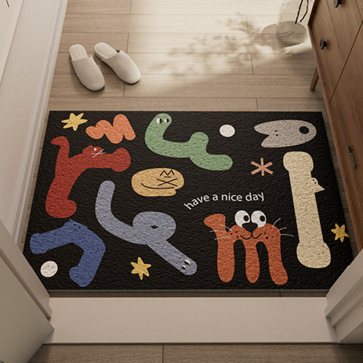 Cute Puppy-Themed Welcome Mat Kalsten