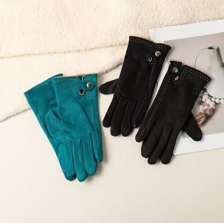 Touchscreen Compatible Soft Leather Gloves Kalsten