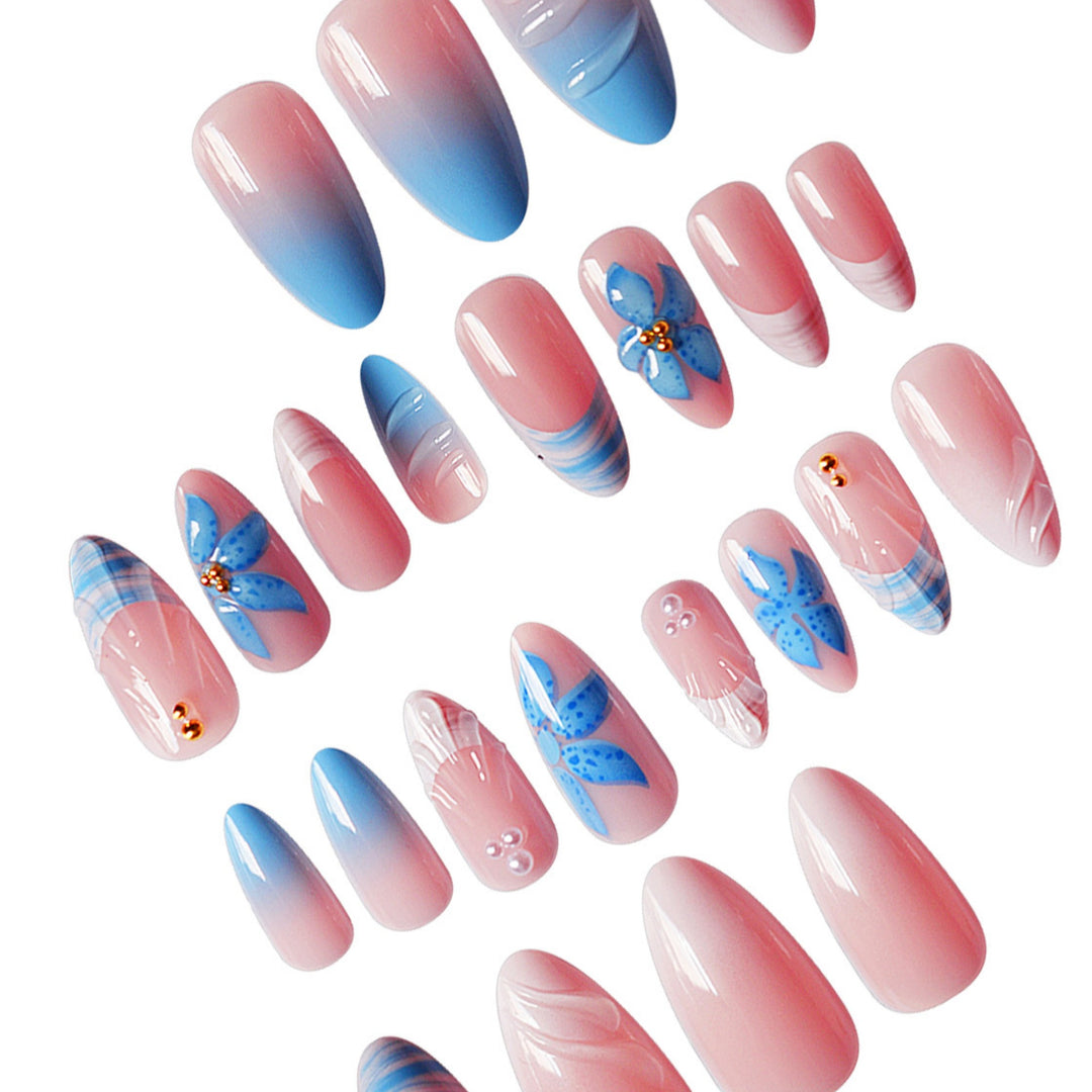 Artistic Shell Design Press-On Nails Kalsten