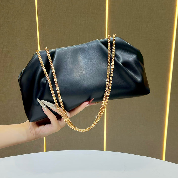 Stylish Metallic Evening Handbag