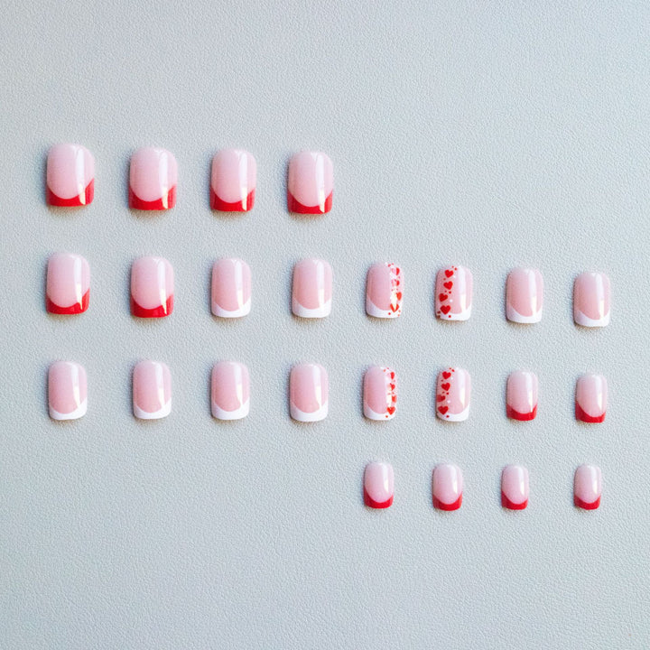 French Tip Acrylic Nail Art