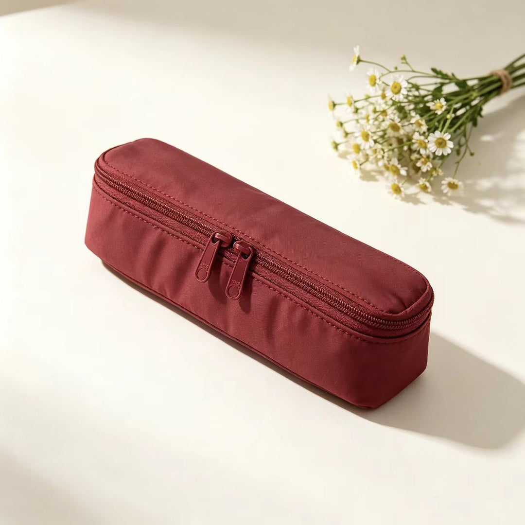 Slim Zippered Pencil Case
