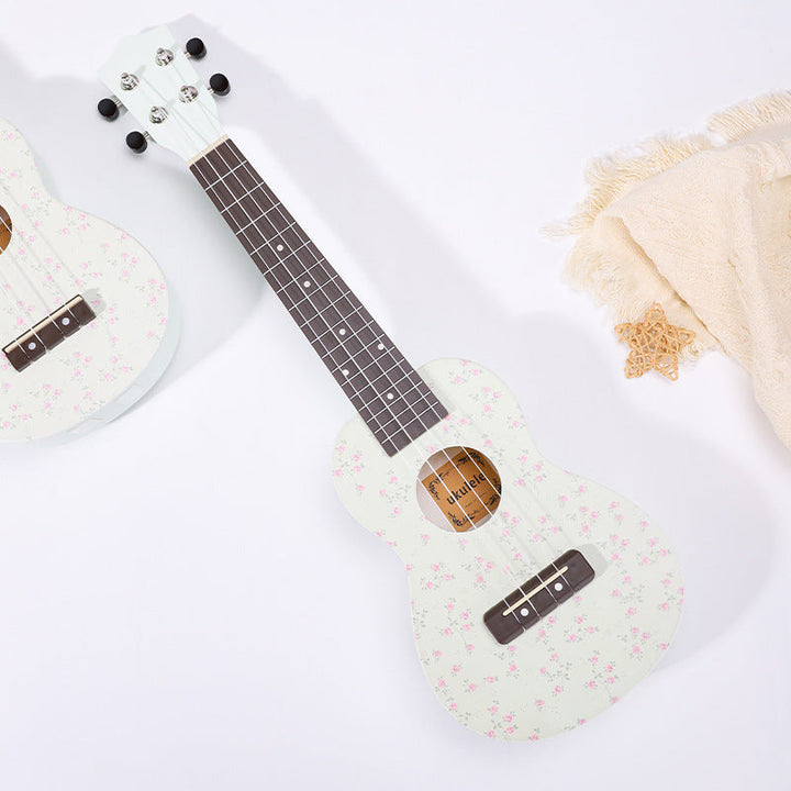 Floral Patterned Ukulele Kalsten