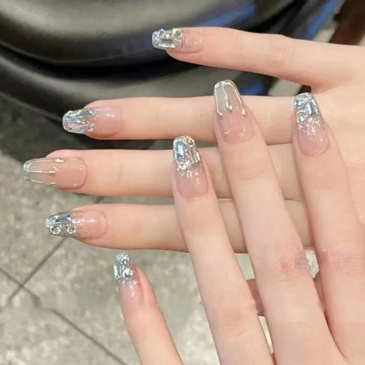 Glitter-Accented Press-On Nail Set Kalsten
