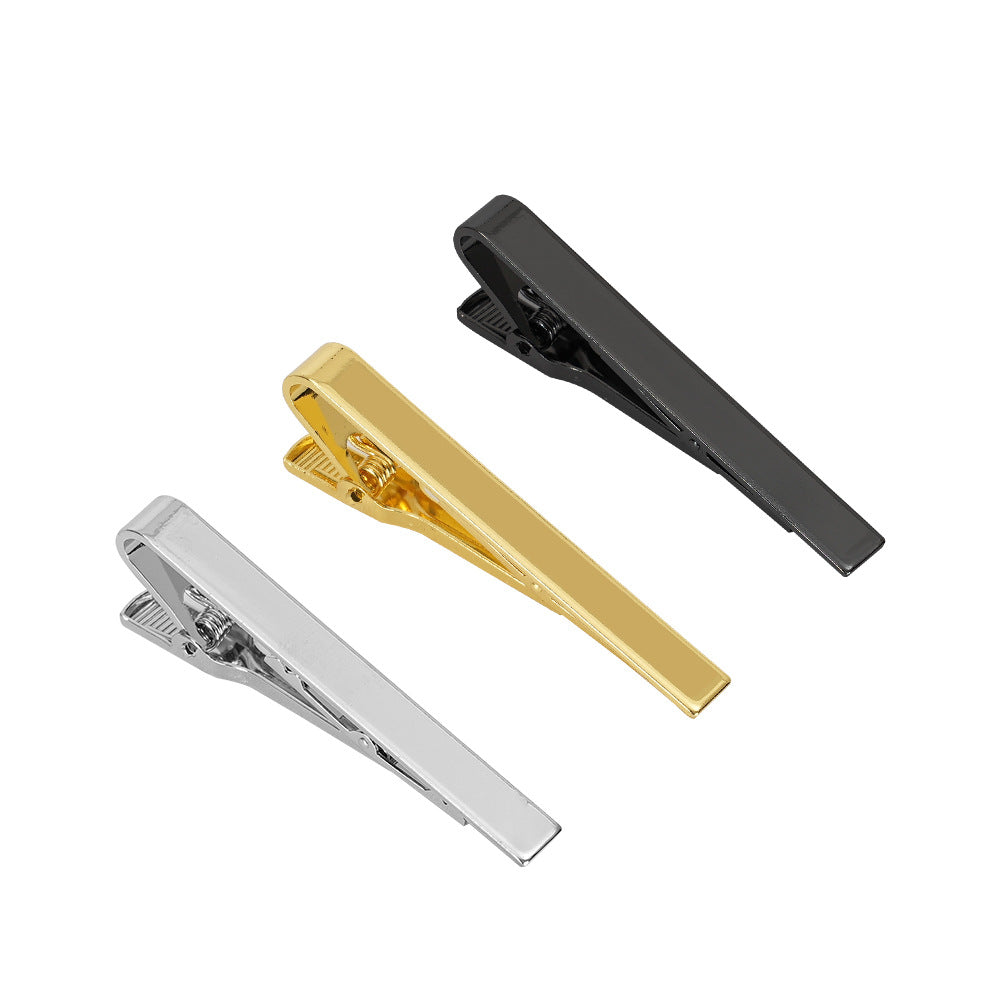 Sleek Metal Tie Clip Set Kalsten