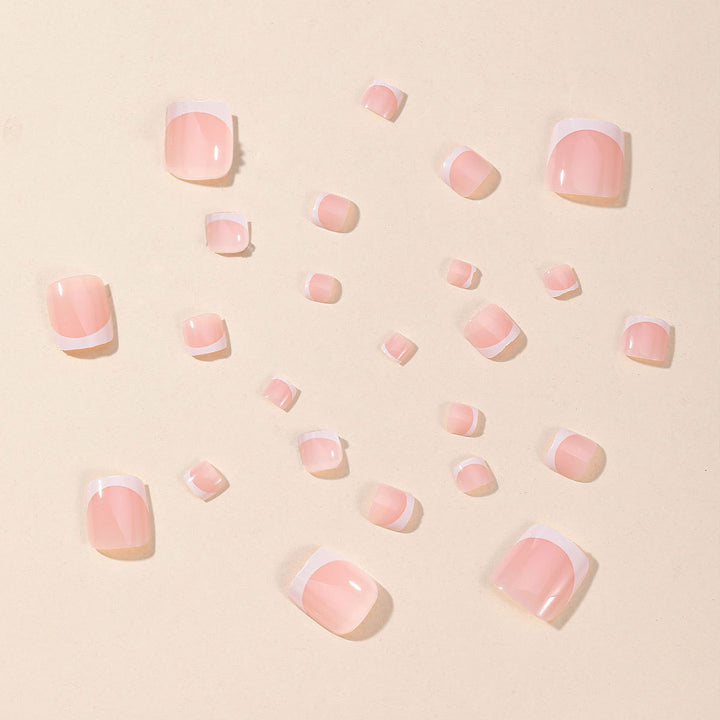French Tip Gel Nail Art Kalsten