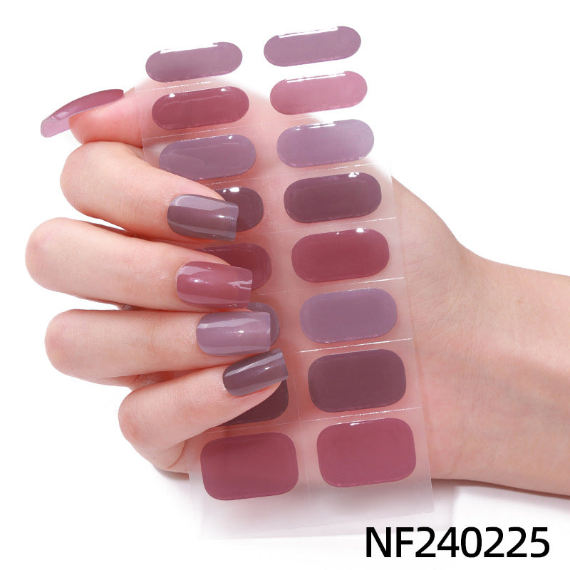 Glossy Finish Gel Nail Wraps
