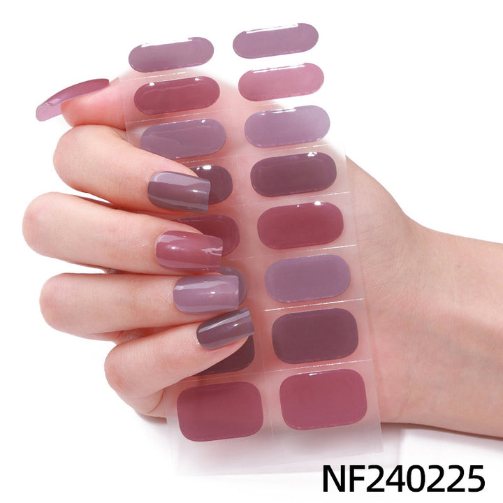 Glossy Finish Gel Nail Wraps
