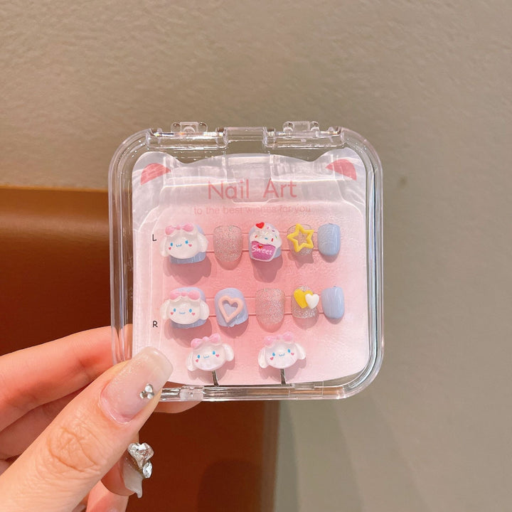 Artificial nails with sweet character design Kalsten