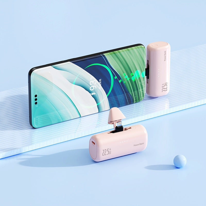 Compact power bank with integrated charging adapter Kalsten