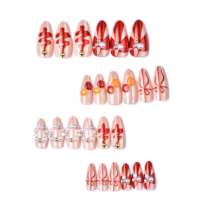 Glamorous Artificial Nails Set Kalsten
