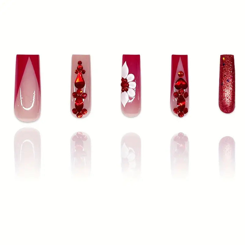 Glamorous Decorative Nail Set Kalsten