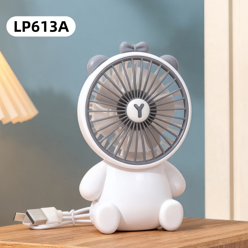 Women's portable USB mini handheld fan with animal design Kalsten