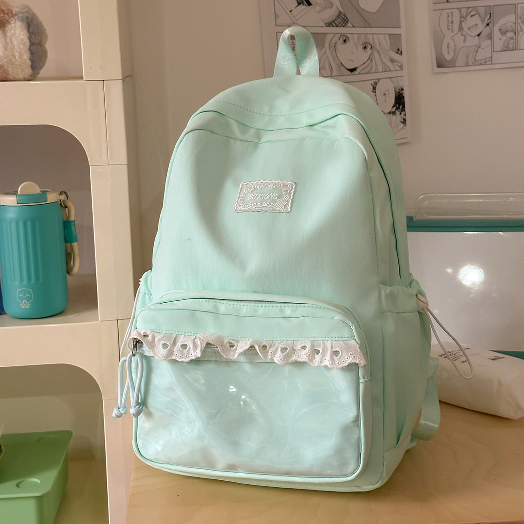 Stylish Ruffled Backpack Kalsten