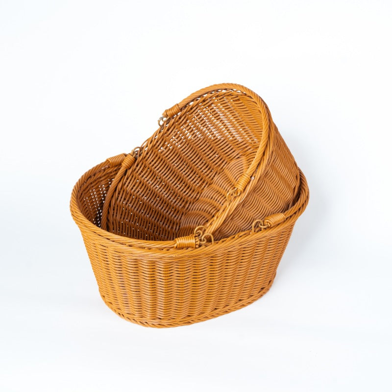 Ladies Handmade Woven Shopping Basket Kalsten