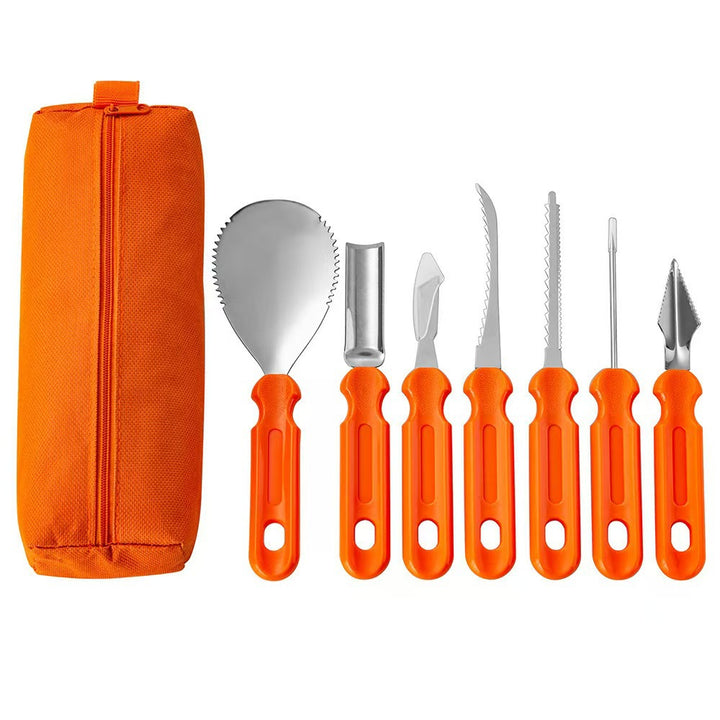 Curved serrated fillet and boning knife for fish and seafood