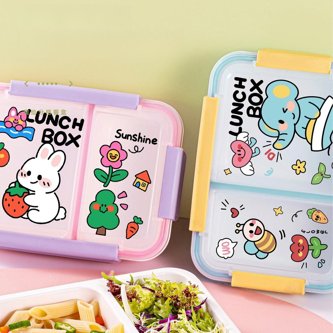 Fun-Themed Multi-Compartment Lunch Box