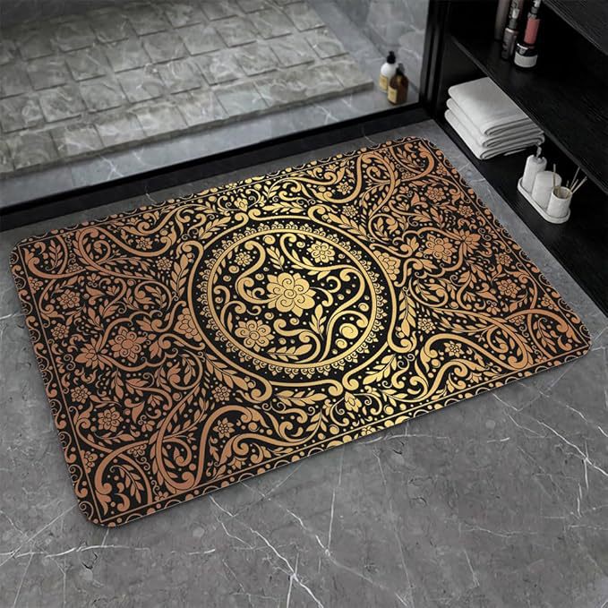Stylish Water-Resistant Bath Mat Kalsten