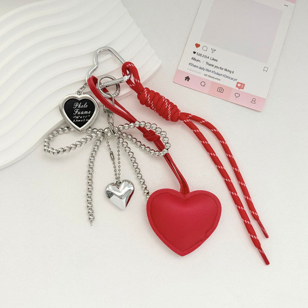 Heart-Themed Multi-Accessory Keychain Kalsten