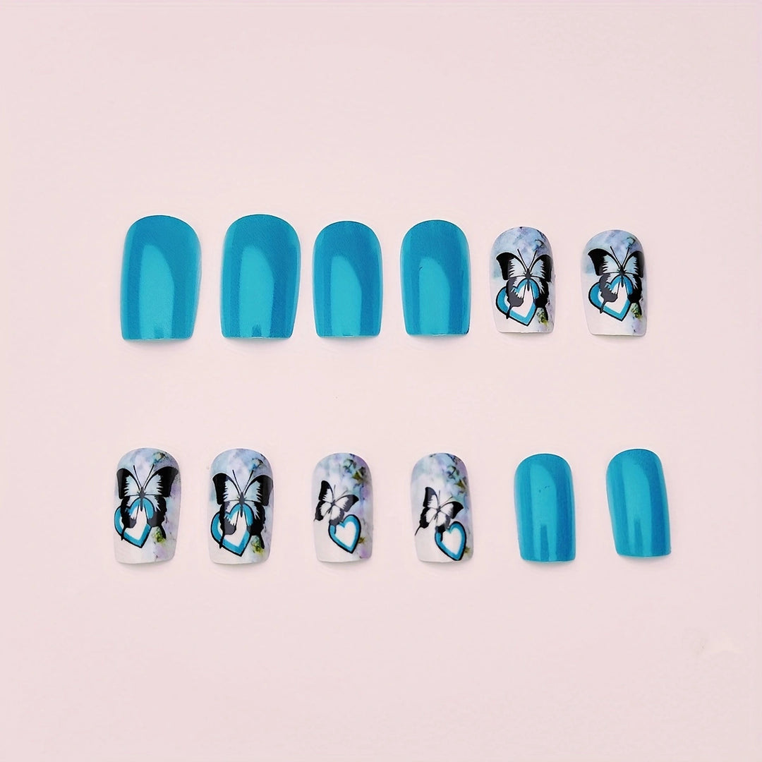 Artistic Butterfly-Themed Nail Art Kalsten