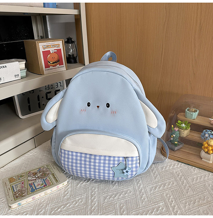 Adorable Bunny-Ears Mini School Backpack