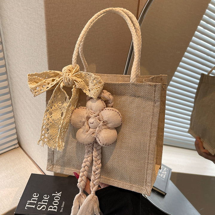 Artisan Floral Accent Handbag