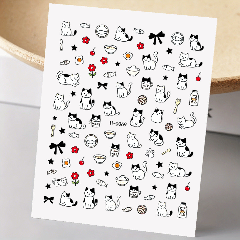 Cute Dog-Themed Nail Art Stickers