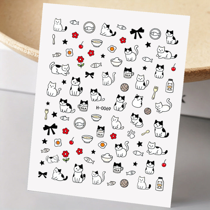 Cute Dog-Themed Nail Art Stickers