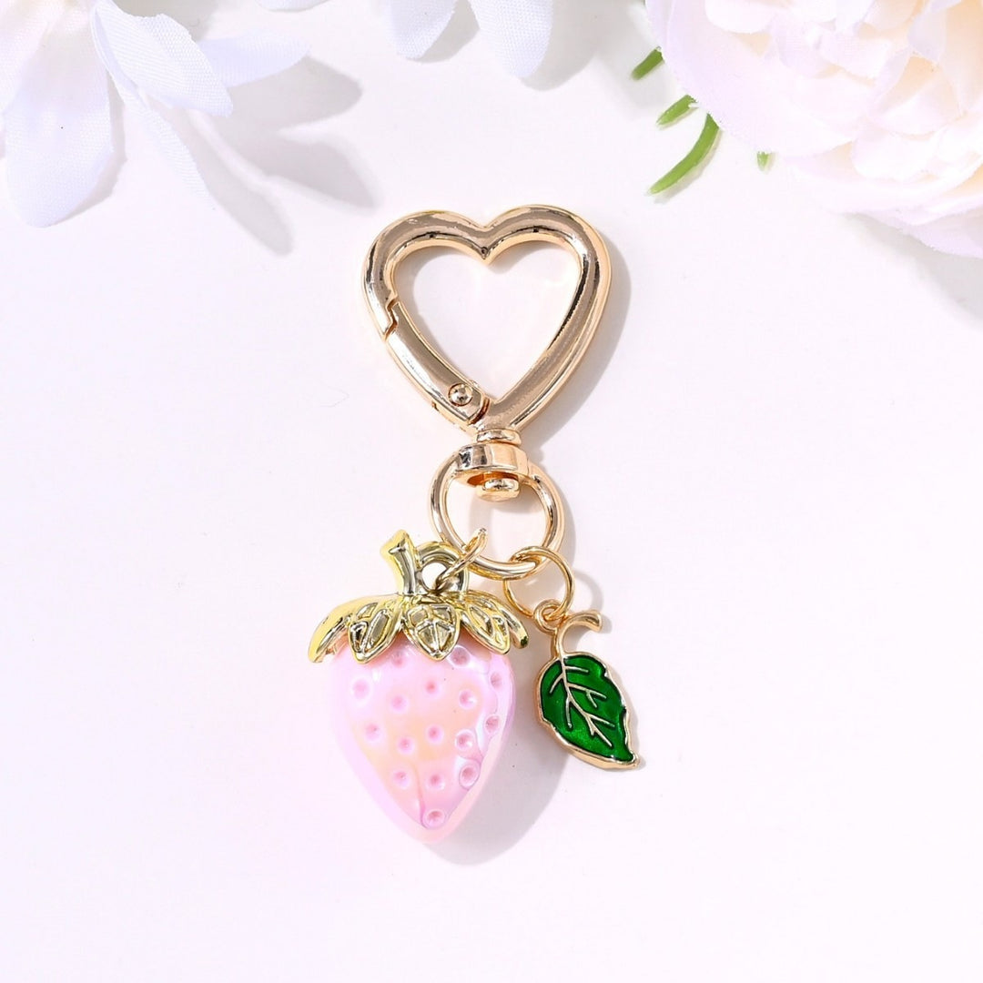 Keychain with Fruity Strawberry Design Kalsten
