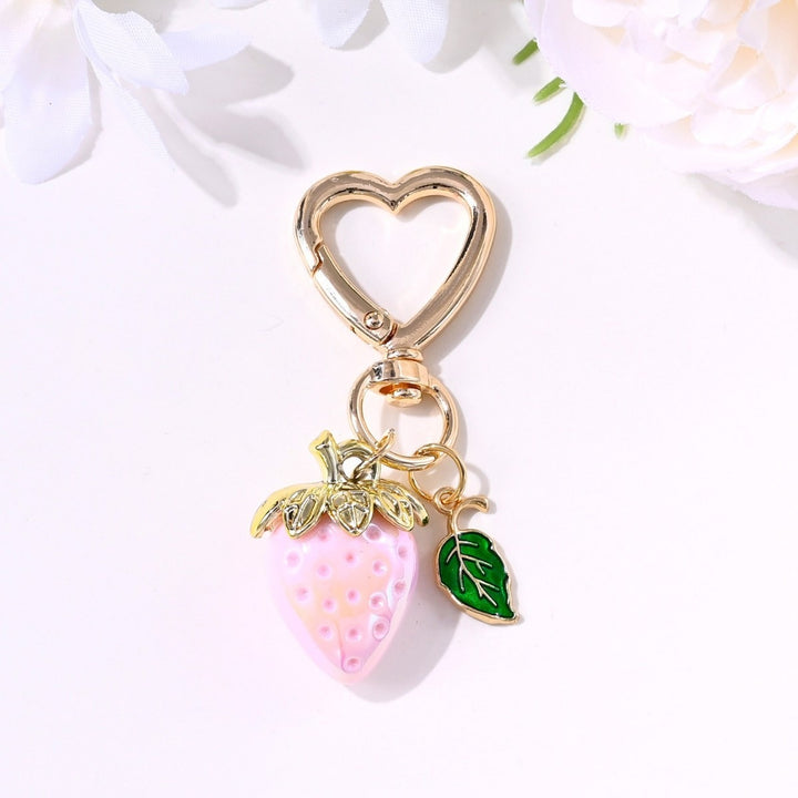 Keychain with Fruity Strawberry Design Kalsten